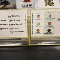 Vegan options for cookies and baked goods  at Seven Grams Caffé in New York City