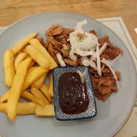 Vegan Gyros with BBQ sauce at Elia in Worgl