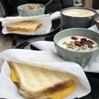 Sandwiches and breakfast items.   at Encanto - Art Cafe in Helsinki