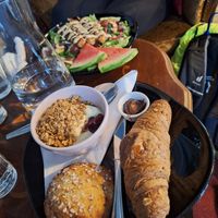 Breakfast and Tofu Skewer at Encanto - Art Cafe in Helsinki