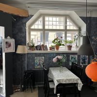 Cozy interior at Encanto - Art Cafe in Helsinki