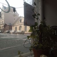 Street view at Encanto - Art Cafe in Helsinki