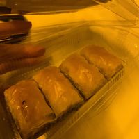 Pistachio baklava  at Karaköy Güllüoğlu in Istanbul