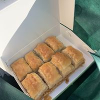 Walnut & Pistacchio Baklava  at Karaköy Güllüoğlu in Istanbul