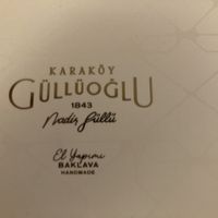   at Karaköy Güllüoğlu in Istanbul