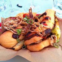 Hotdog at La Mifa in Toulouse