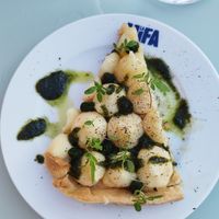 Lemon tart at La Mifa in Toulouse