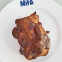 Chocolate kind of waffle? at La Mifa in Toulouse