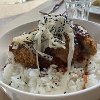 So good! Tonkatsu de chou-fleur, sauce bulldog. at La Mifa in Toulouse