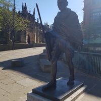 I even saw Gandhi @Café 1881 😂 at Café 1881 in Manchester