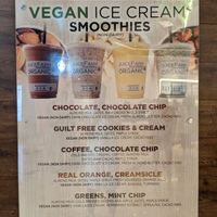 Vegan Ice Cream Smoothies at JuiceFarm - Red Rock Casino in Las Vegas