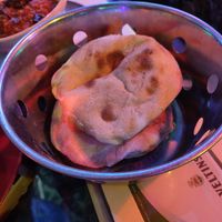 Flat bread at Tymi in Tirana