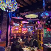 Interior of the restaurant   at Tymi in Tirana