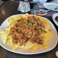 Vegan nachos at La Malteria in Mostoles