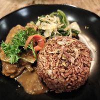 Tempeh rendang at Lilla Warung in Denpasar