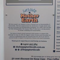  at The Happy Turtle Cafe in Caloundra