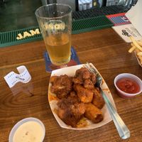 Vegan Buffalo wings  at Slider Inn in Memphis