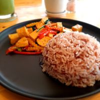 Thai cuisine at Vegan Meals in Chiang Mai