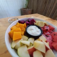 Fruit Salad (Comes with Yoghurt and Muesli) at Vegan Meals in Chiang Mai