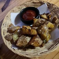 French fries, 50 baht  at Vegan Meals in Chiang Mai