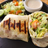 Falafel Wrap at Vegan Meals in Chiang Mai