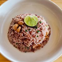Japanese Garlic Fried Rice  #Veganuary at Vegan Meals in Chiang Mai