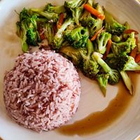 Stir-fried Broccoli  #Veganuary at Vegan Meals in Chiang Mai