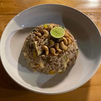 Tofu fried rice at Vegan Meals in Chiang Mai