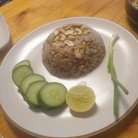 Japanese garlic fried rice - 9/10 incredible at Vegan Meals in Chiang Mai