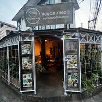Front dpor at Vegan Meals in Chiang Mai