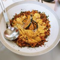 (L) Kabocha cream pasta at Plant å 플랫오 in Seoul