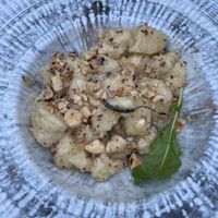 Gnocchi mit Salbeibutter und Haselnüssen    at Capo Fronte in Rab