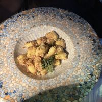 Gnocchi with hazelnut and sage   at Capo Fronte in Rab