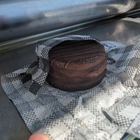 Alfajor argentino at La Planta Cafe in Nelson