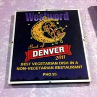 menu at Pho 95 Noodle House in Denver