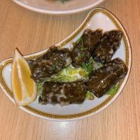 Stuffed vine leaves  at Lona Grill House & Juice Bar in Bristol