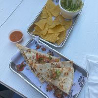 Vegan quessadilla   at Dirty Taco + Tequila in Patchogue