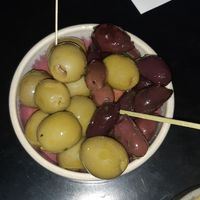 Mixed olives at Lotti's in Amsterdam