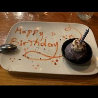 Vegan ube pudding   at Burmatown in Corte Madera