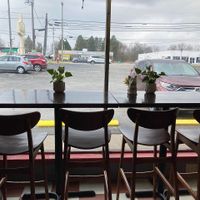 Interior seating  at Athena's in Cuyahoga Falls