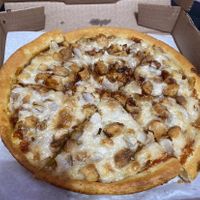Bbq “chicken” pizza  at Athena's in Cuyahoga Falls