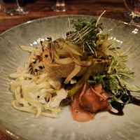 Starter with tofu and cabbage at Gärtnerei  in Essen