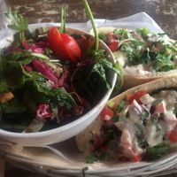 falafel sandwich  at The Witches Brew in West Hempstead
