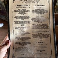 Menu 10/2023  at The Witches Brew in West Hempstead