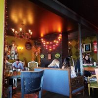 This is what a part of the restaurant looks like at The Witches Brew in West Hempstead
