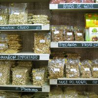 Products at Caju in Bogota