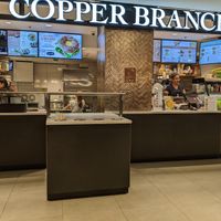 exterior view from the food court seating at Copper Branch - Sainte-Catherine  in Montreal