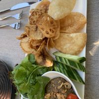 Eggplant dip  at Pusadee's Garden in Pittsburgh