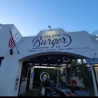 Outside entrance at San Diego Burger Co in San Diego