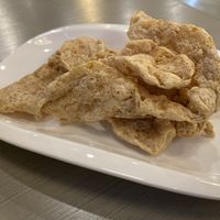 Pork rinds  at CANES Vegan Casual Dining Restaurant & Grocery Store in Bangkok